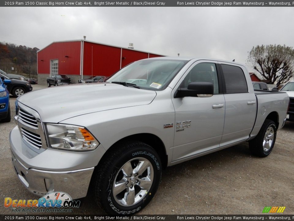 2019 Ram 1500 Classic Big Horn Crew Cab 4x4 Bright Silver Metallic / Black/Diesel Gray Photo #1