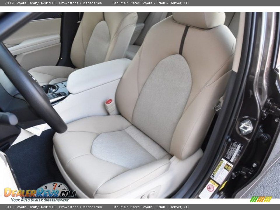 Front Seat of 2019 Toyota Camry Hybrid LE Photo #7