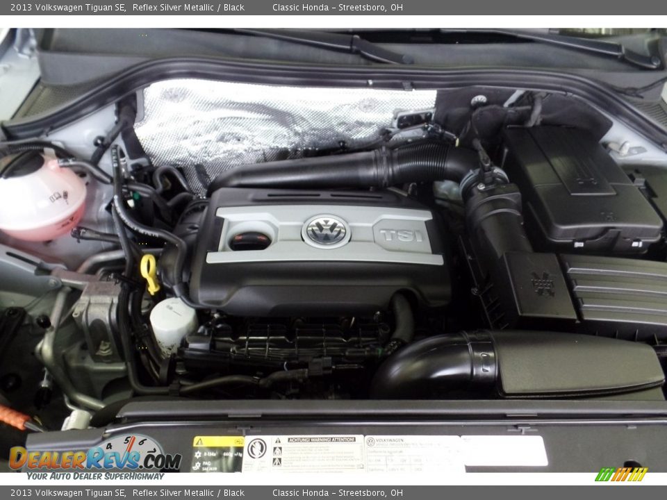 2013 Volkswagen Tiguan SE Reflex Silver Metallic / Black Photo #13