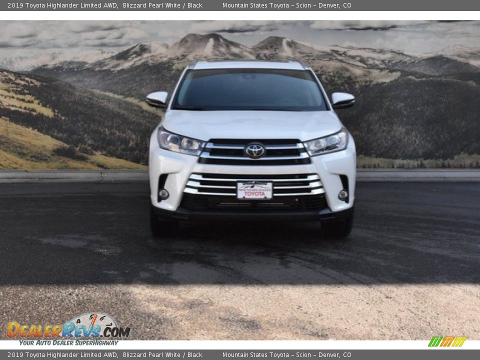 2019 Toyota Highlander Limited AWD Blizzard Pearl White / Black Photo #2