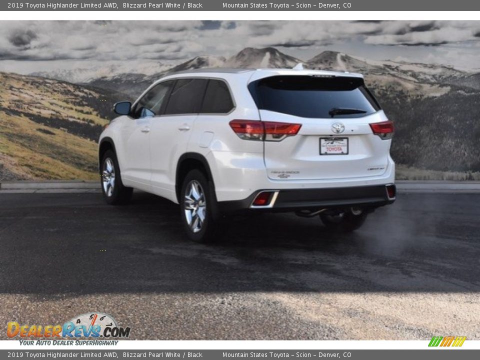 2019 Toyota Highlander Limited AWD Blizzard Pearl White / Black Photo #3