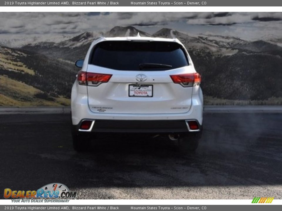 2019 Toyota Highlander Limited AWD Blizzard Pearl White / Black Photo #4