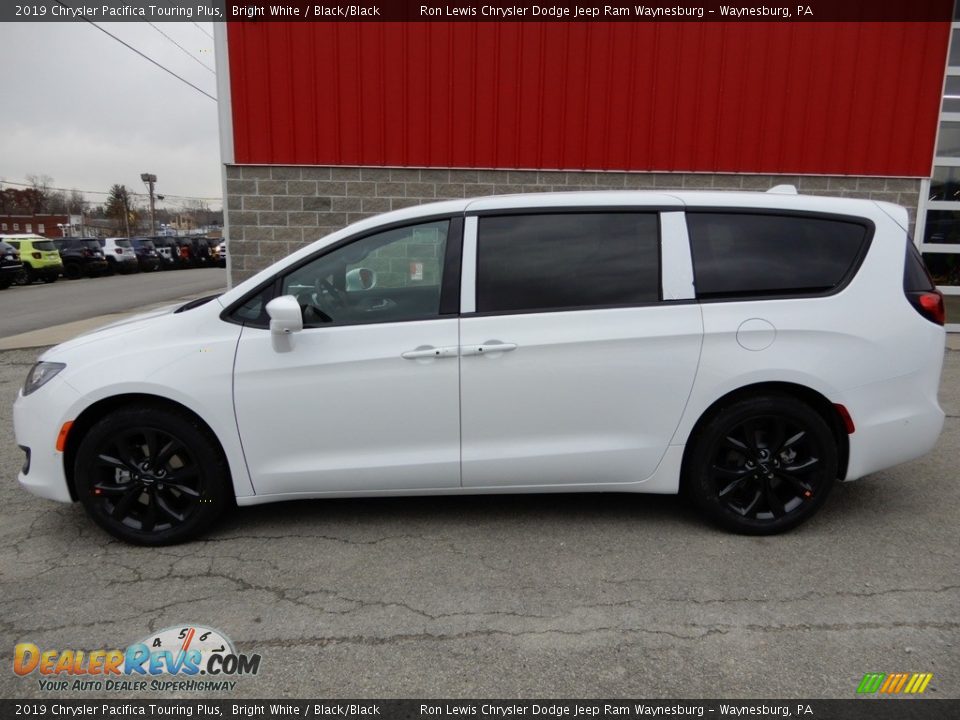 2019 Chrysler Pacifica Touring Plus Bright White / Black/Black Photo #2