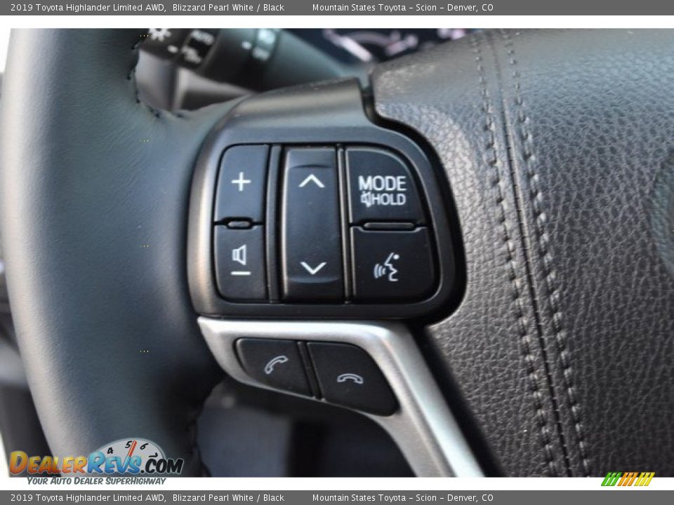 2019 Toyota Highlander Limited AWD Blizzard Pearl White / Black Photo #30