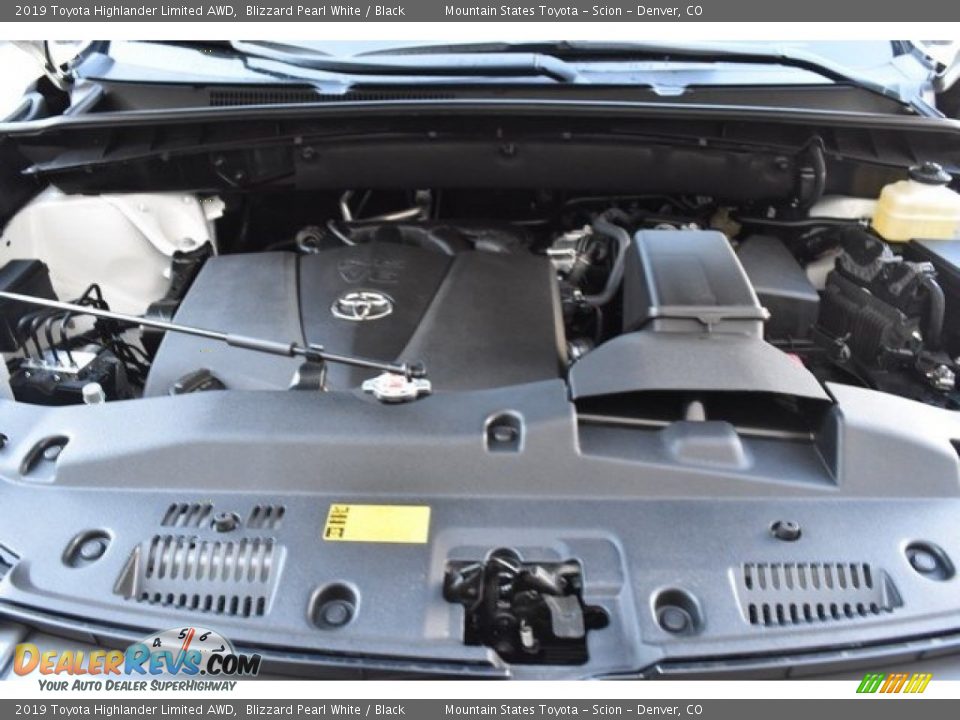 2019 Toyota Highlander Limited AWD Blizzard Pearl White / Black Photo #35