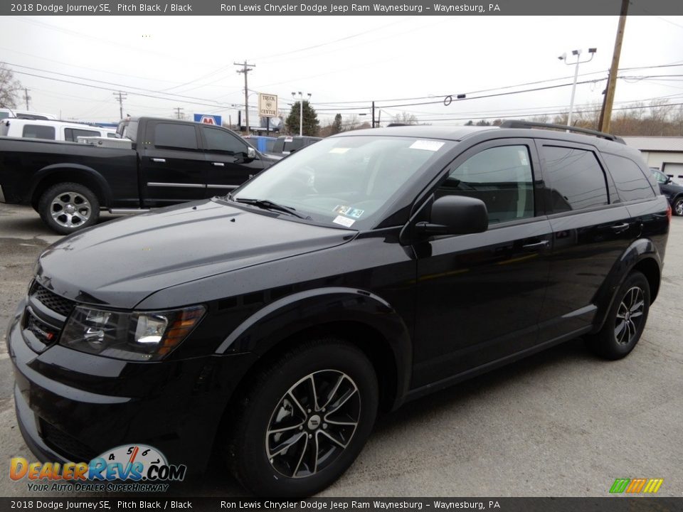 2018 Dodge Journey SE Pitch Black / Black Photo #1