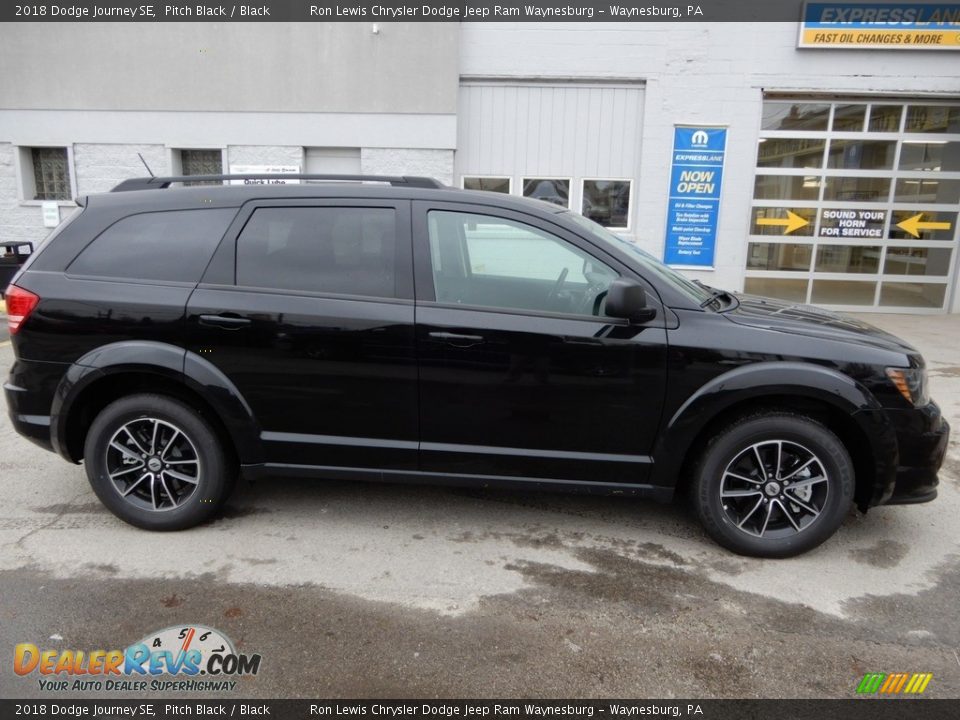 2018 Dodge Journey SE Pitch Black / Black Photo #7