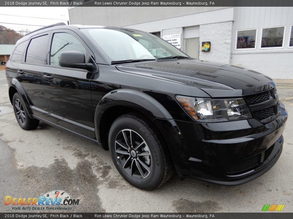 2018 Dodge Journey SE Pitch Black / Black Photo #8