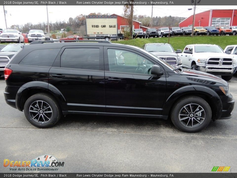 2018 Dodge Journey SE Pitch Black / Black Photo #7