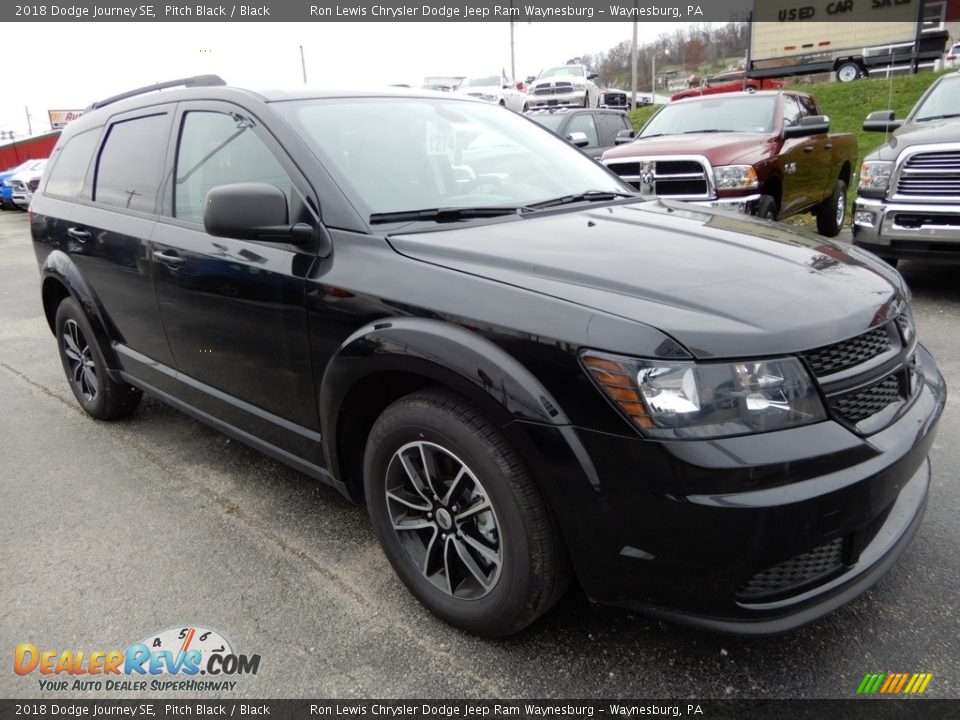 2018 Dodge Journey SE Pitch Black / Black Photo #8