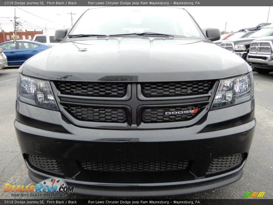 2018 Dodge Journey SE Pitch Black / Black Photo #9