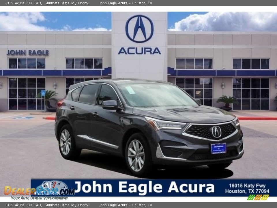 2019 Acura RDX FWD Gunmetal Metallic / Ebony Photo #1