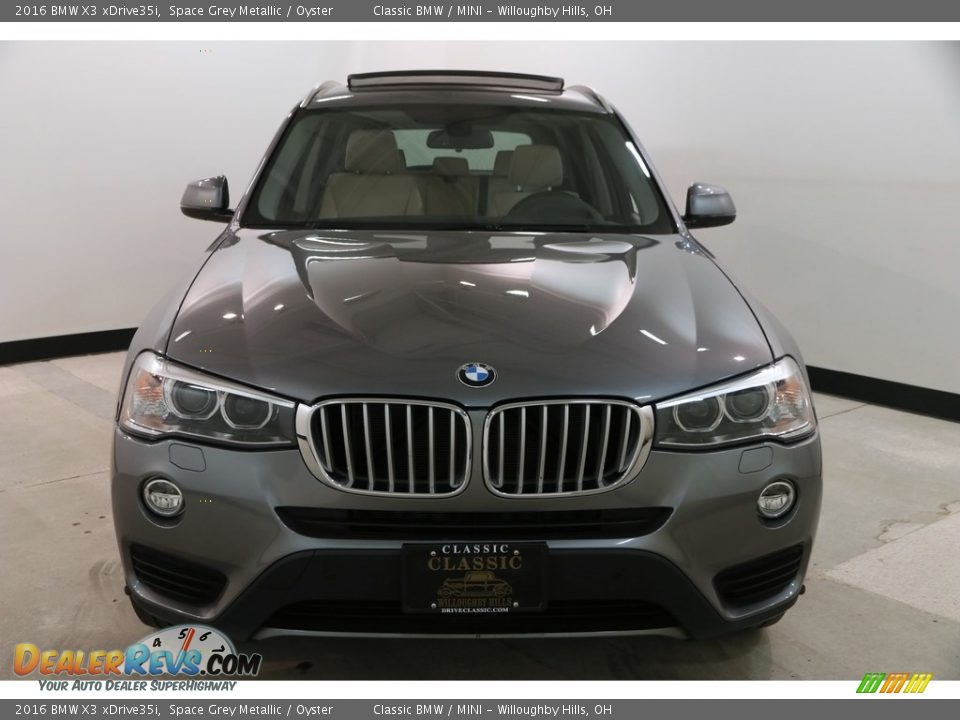 2016 BMW X3 xDrive35i Space Grey Metallic / Oyster Photo #2
