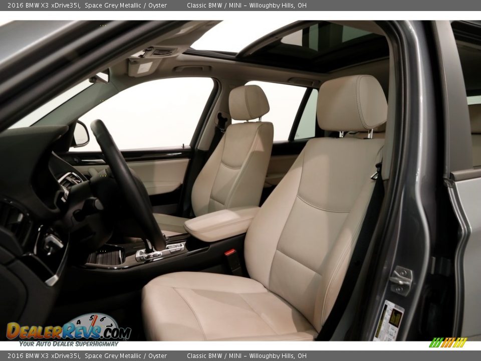 2016 BMW X3 xDrive35i Space Grey Metallic / Oyster Photo #5