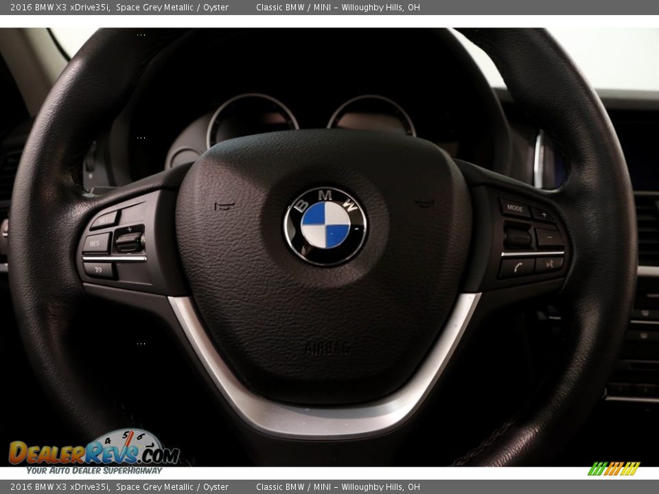 2016 BMW X3 xDrive35i Space Grey Metallic / Oyster Photo #6