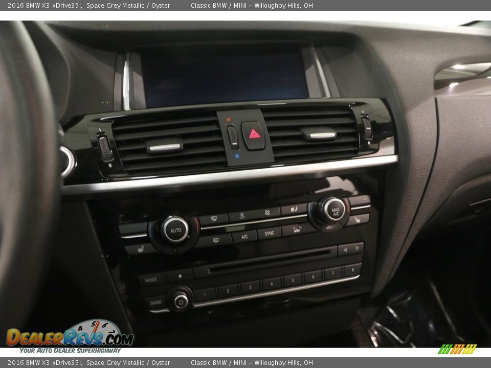 2016 BMW X3 xDrive35i Space Grey Metallic / Oyster Photo #8
