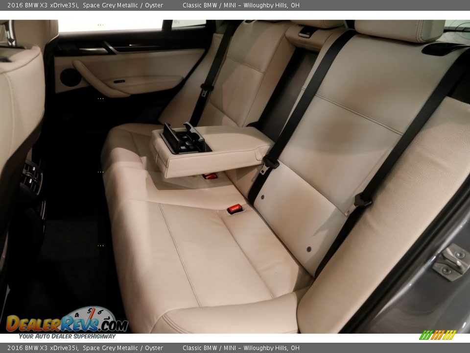 2016 BMW X3 xDrive35i Space Grey Metallic / Oyster Photo #17