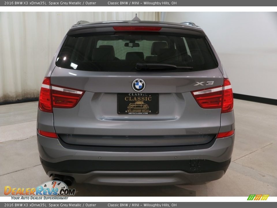 2016 BMW X3 xDrive35i Space Grey Metallic / Oyster Photo #18