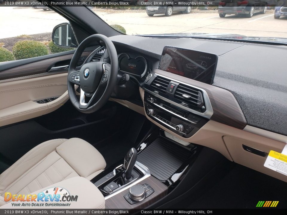 2019 BMW X3 xDrive30i Phytonic Blue Metallic / Canberra Beige/Black Photo #4