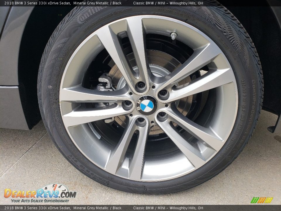 2018 BMW 3 Series 330i xDrive Sedan Mineral Grey Metallic / Black Photo #3