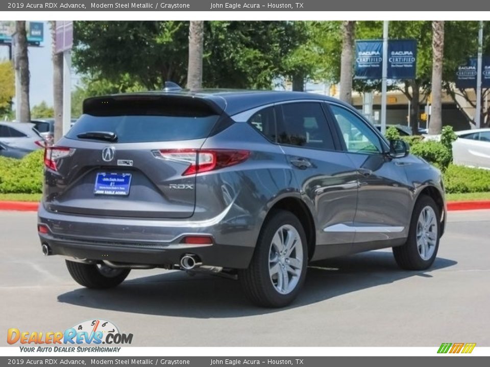 2019 Acura RDX Advance Modern Steel Metallic / Graystone Photo #7