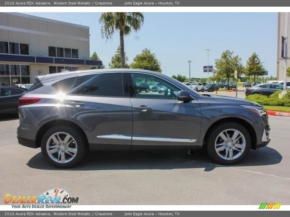 2019 Acura RDX Advance Modern Steel Metallic / Graystone Photo #8