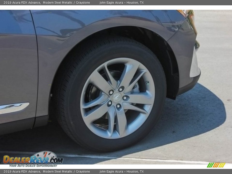 2019 Acura RDX Advance Modern Steel Metallic / Graystone Photo #10