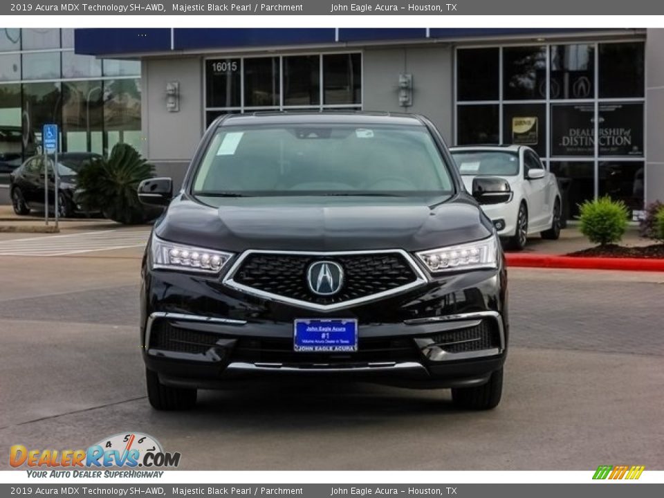 2019 Acura MDX Technology SH-AWD Majestic Black Pearl / Parchment Photo #2
