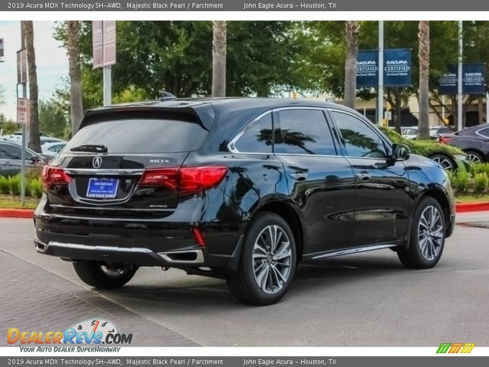 2019 Acura MDX Technology SH-AWD Majestic Black Pearl / Parchment Photo #7