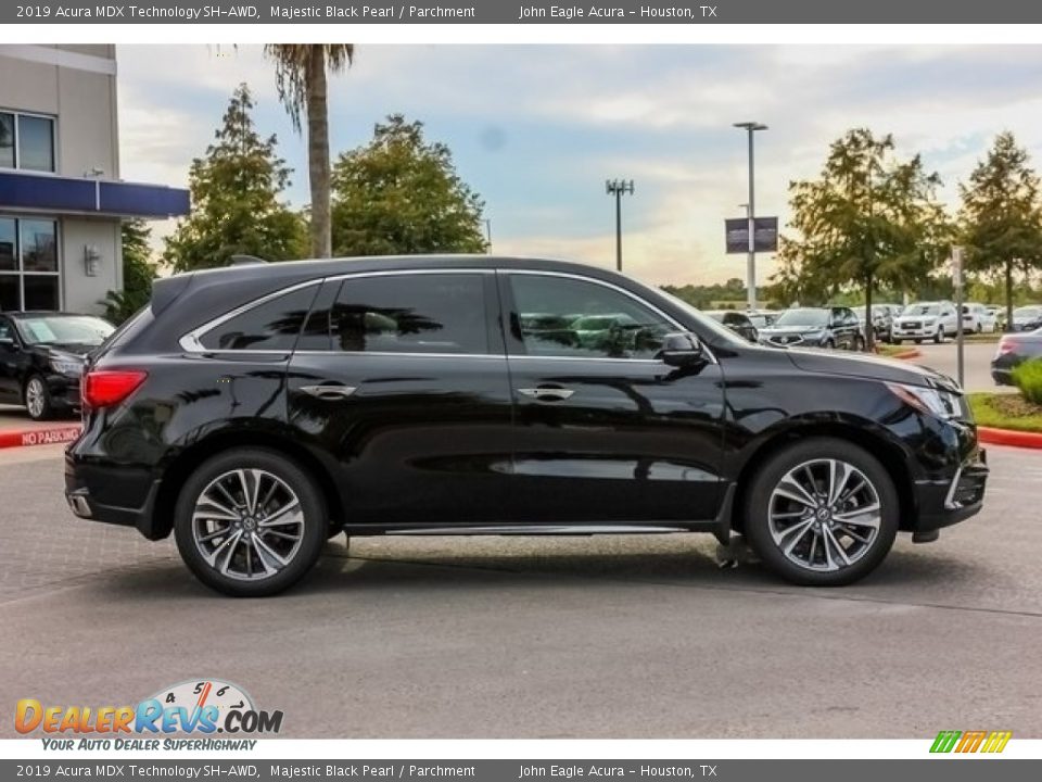 2019 Acura MDX Technology SH-AWD Majestic Black Pearl / Parchment Photo #8