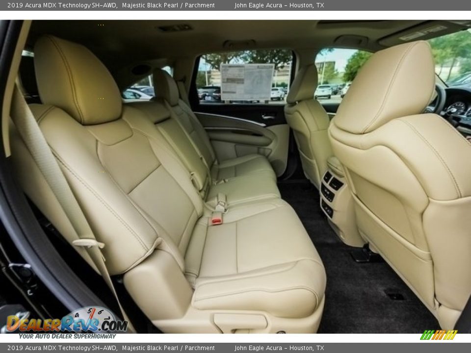 Rear Seat of 2019 Acura MDX Technology SH-AWD Photo #23