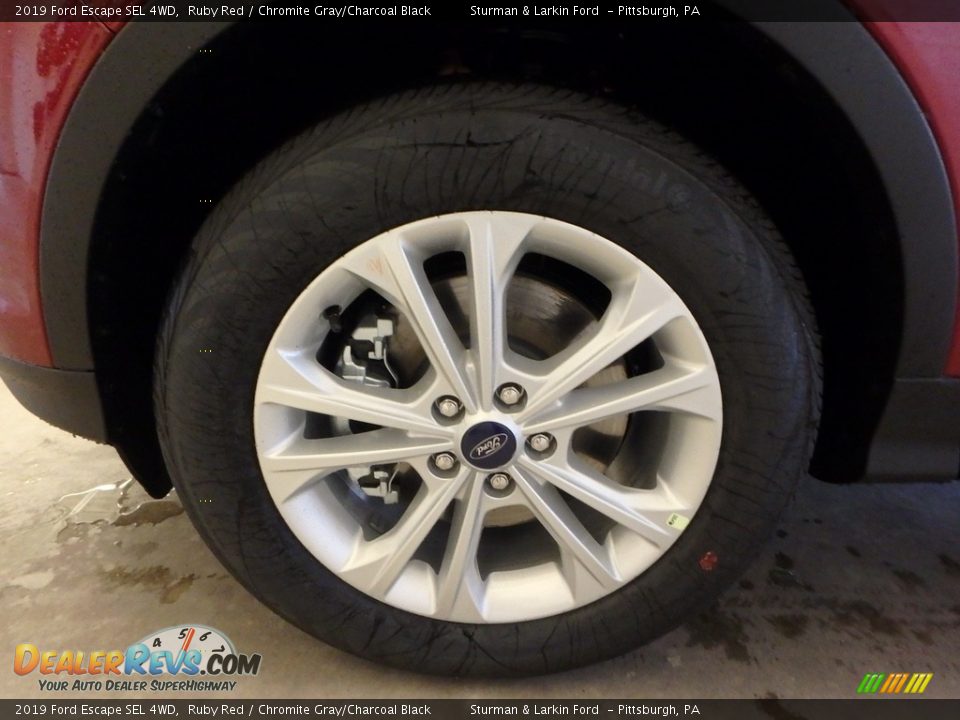 2019 Ford Escape SEL 4WD Ruby Red / Chromite Gray/Charcoal Black Photo #5