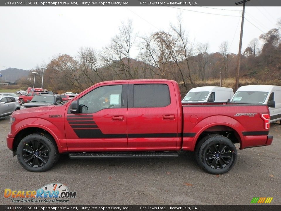 Ruby Red 2019 Ford F150 XLT Sport SuperCrew 4x4 Photo #5