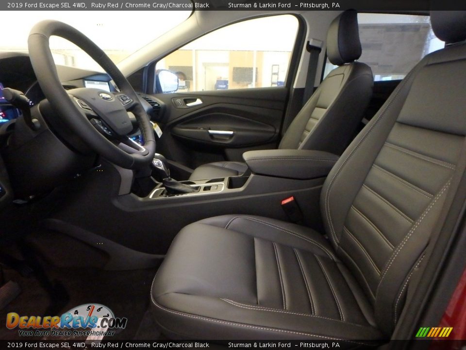 2019 Ford Escape SEL 4WD Ruby Red / Chromite Gray/Charcoal Black Photo #6