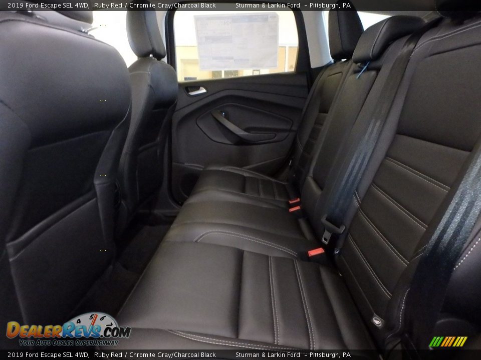 2019 Ford Escape SEL 4WD Ruby Red / Chromite Gray/Charcoal Black Photo #7
