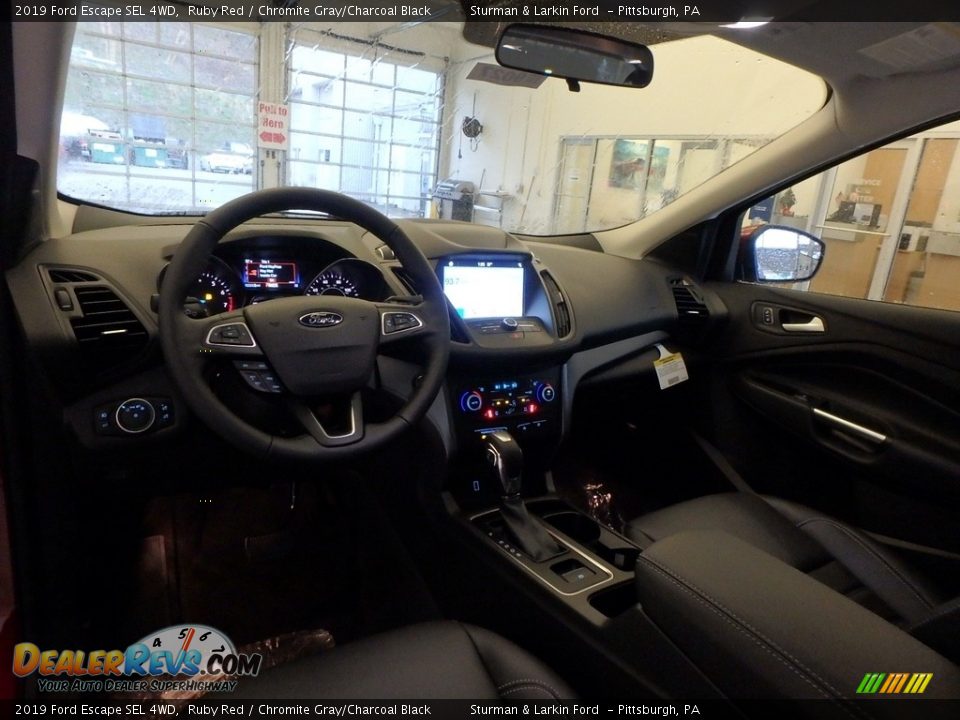 2019 Ford Escape SEL 4WD Ruby Red / Chromite Gray/Charcoal Black Photo #8