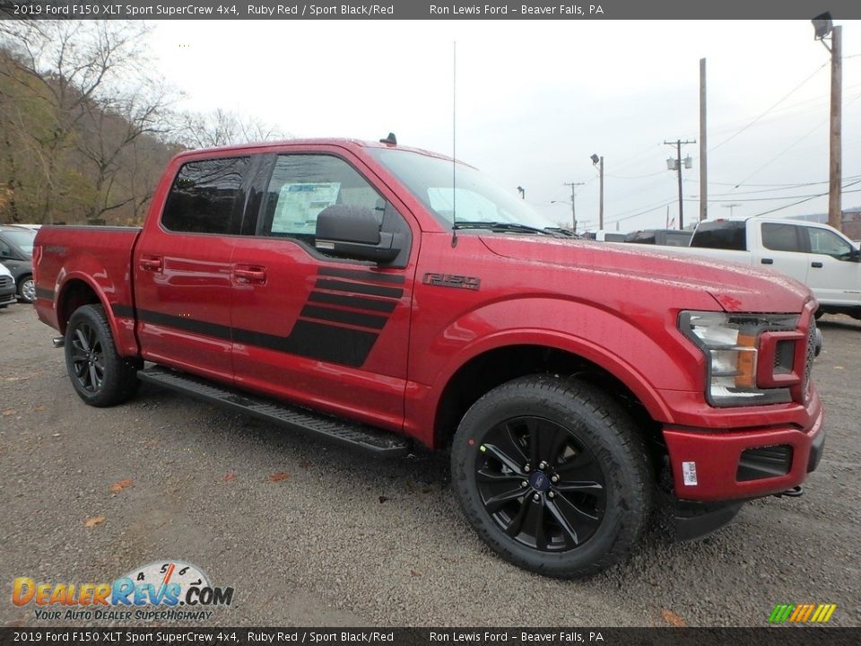 Ruby Red 2019 Ford F150 XLT Sport SuperCrew 4x4 Photo #8
