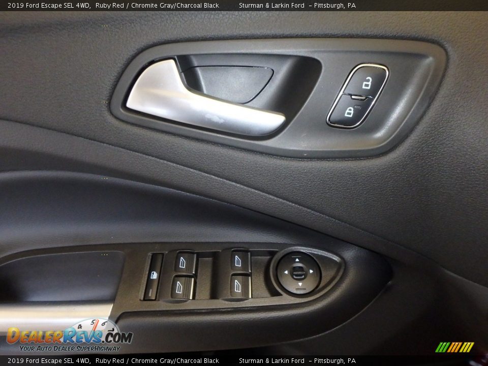 2019 Ford Escape SEL 4WD Ruby Red / Chromite Gray/Charcoal Black Photo #9