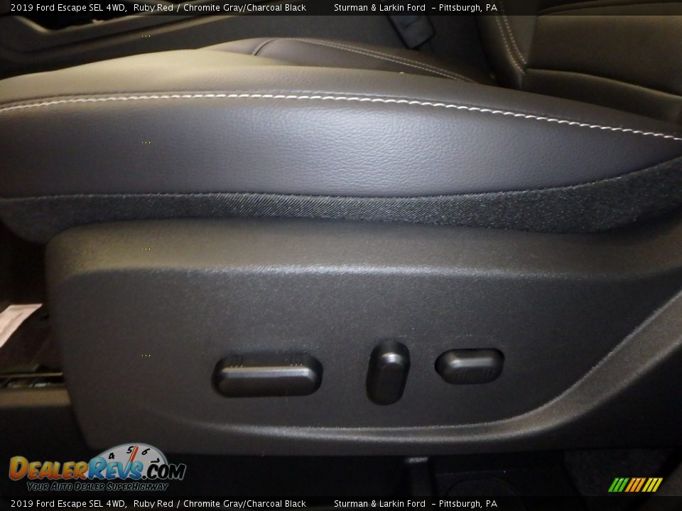 2019 Ford Escape SEL 4WD Ruby Red / Chromite Gray/Charcoal Black Photo #11