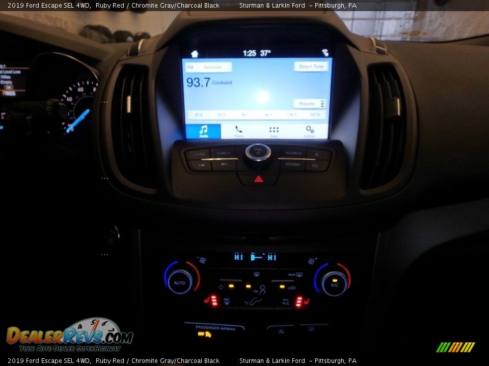 2019 Ford Escape SEL 4WD Ruby Red / Chromite Gray/Charcoal Black Photo #12