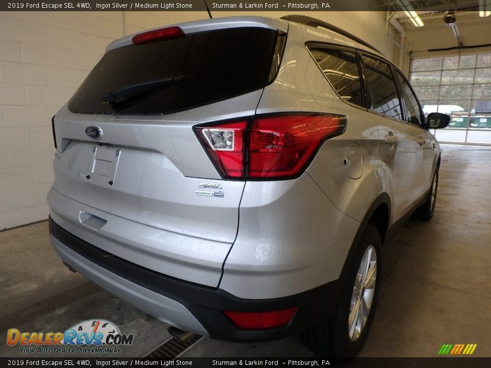 2019 Ford Escape SEL 4WD Ingot Silver / Medium Light Stone Photo #2