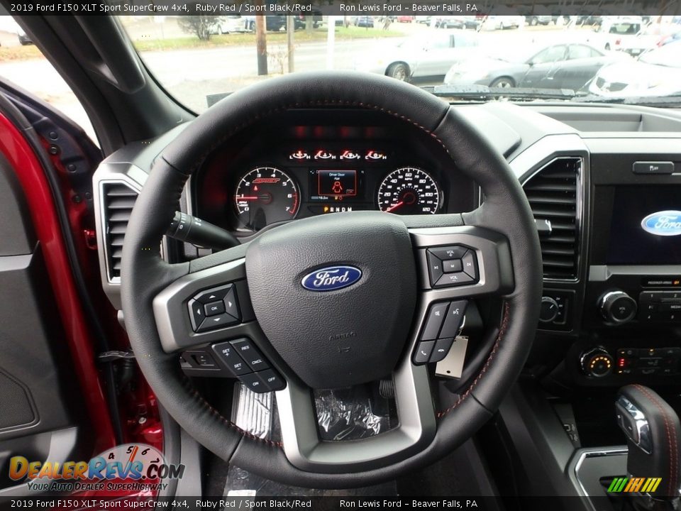 2019 Ford F150 XLT Sport SuperCrew 4x4 Steering Wheel Photo #16