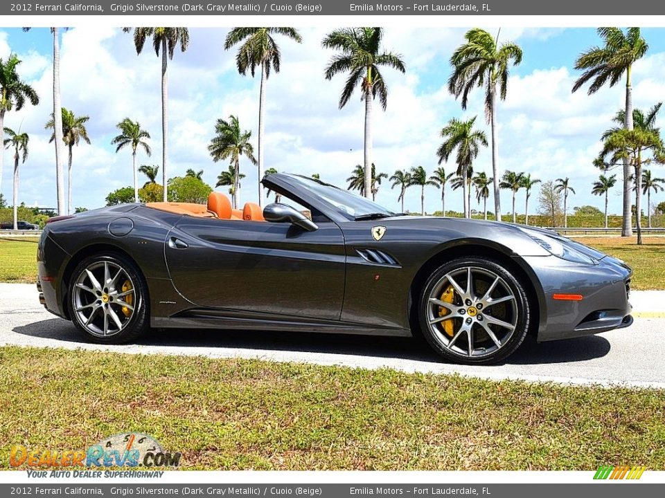 2012 Ferrari California Grigio Silverstone (Dark Gray Metallic) / Cuoio (Beige) Photo #2