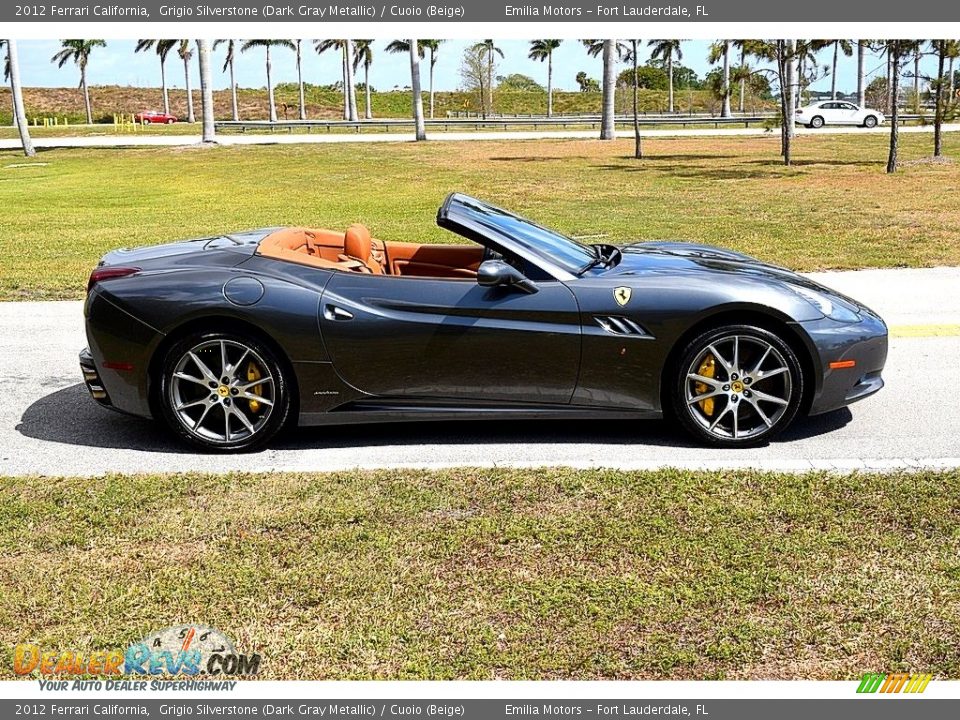 2012 Ferrari California Grigio Silverstone (Dark Gray Metallic) / Cuoio (Beige) Photo #3