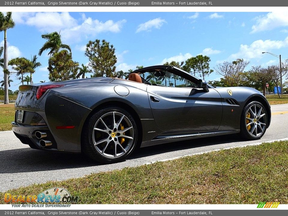 2012 Ferrari California Grigio Silverstone (Dark Gray Metallic) / Cuoio (Beige) Photo #4