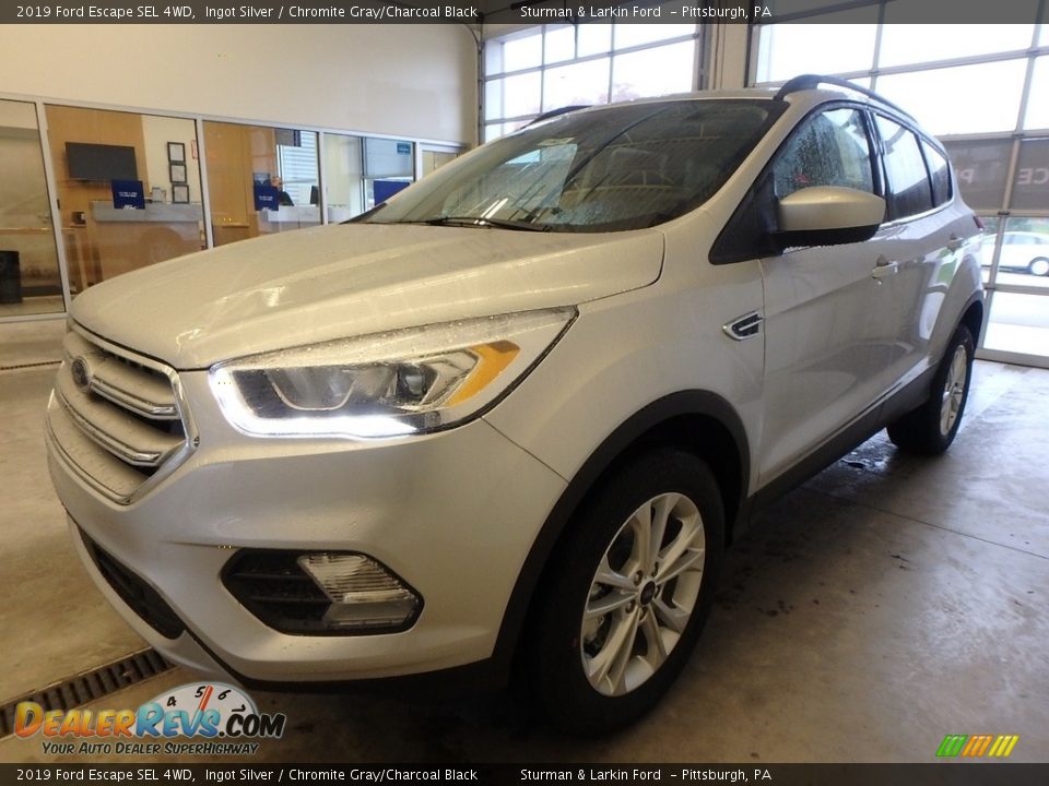 2019 Ford Escape SEL 4WD Ingot Silver / Chromite Gray/Charcoal Black Photo #4