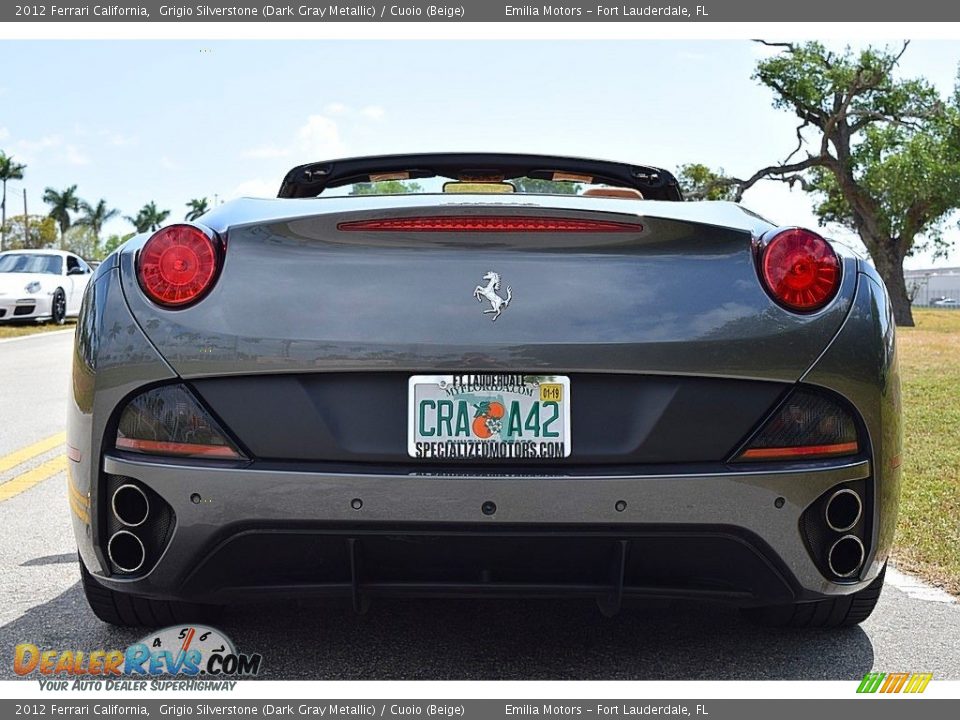 2012 Ferrari California Grigio Silverstone (Dark Gray Metallic) / Cuoio (Beige) Photo #6
