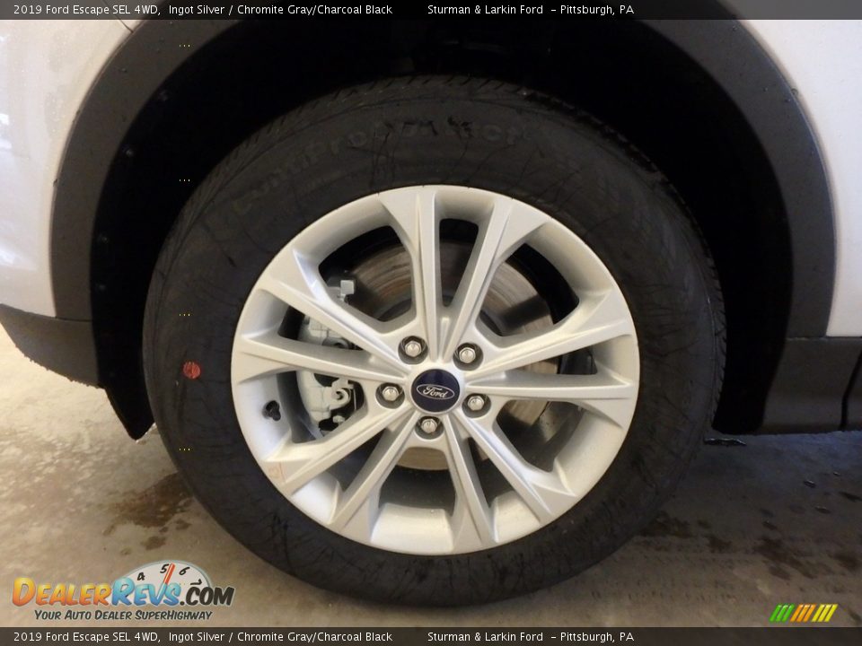 2019 Ford Escape SEL 4WD Ingot Silver / Chromite Gray/Charcoal Black Photo #5
