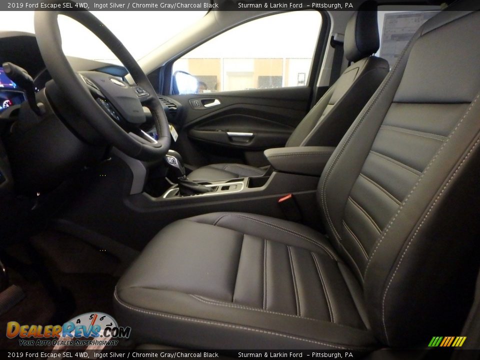 2019 Ford Escape SEL 4WD Ingot Silver / Chromite Gray/Charcoal Black Photo #6