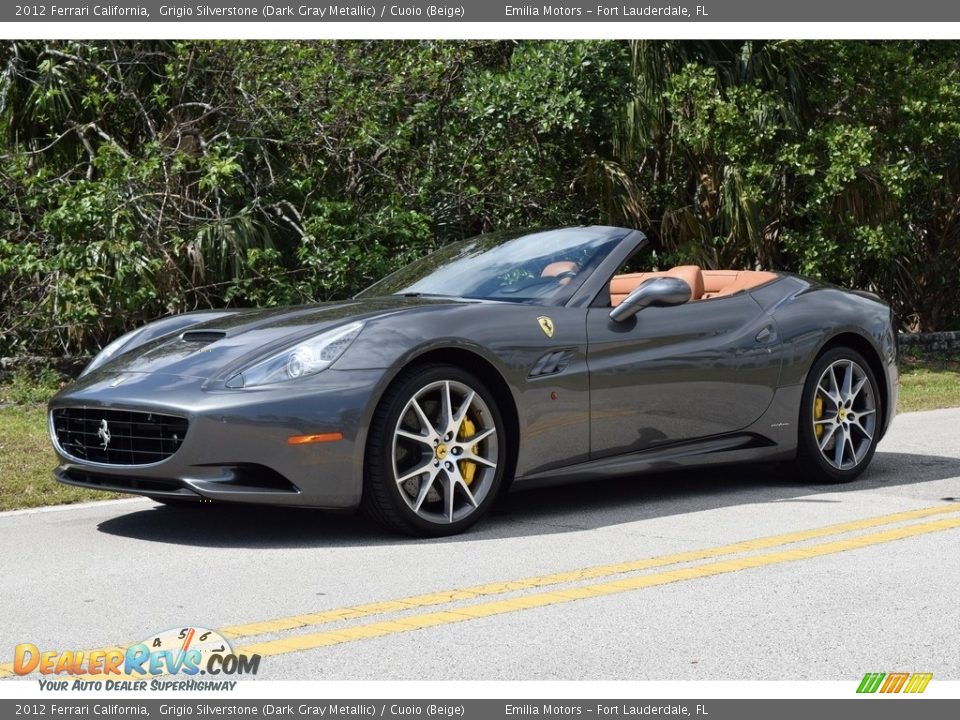 2012 Ferrari California Grigio Silverstone (Dark Gray Metallic) / Cuoio (Beige) Photo #9